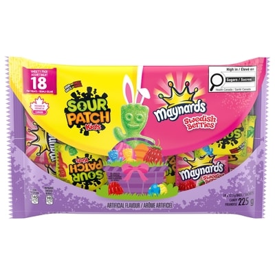 Maynards Sour Patch Kids Bunnies, Easter Candy 225 g, $2.22/100g