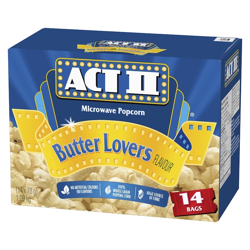 Microwave Popcorn! Butter Lovers Flavour (14-78 G Bags)