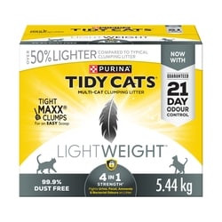 Purina Tidy Cats LightWeight Cat Litter 4-in-1 Strength Multi-Cat 5.44 kg, $0.48/100g