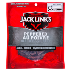 Jack Links Peppered Beef Jerky Meat Snacks 80 g, $8.74/100g