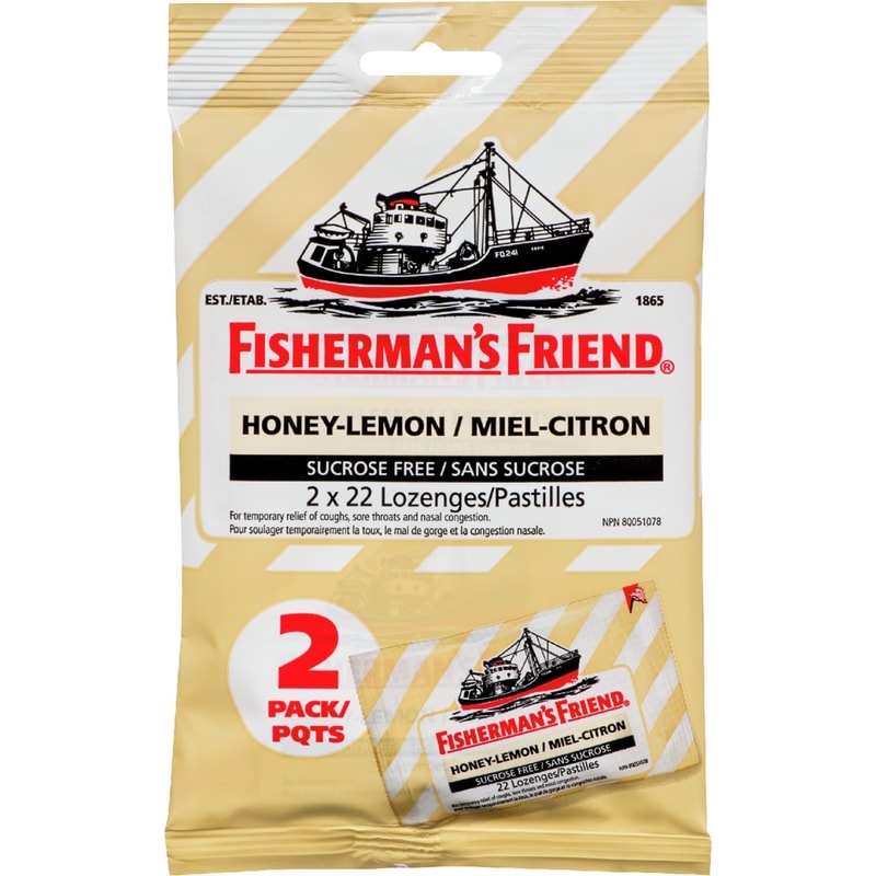 Honey-Lemon Sucrose Free 2 Pack x 22 Lozenges