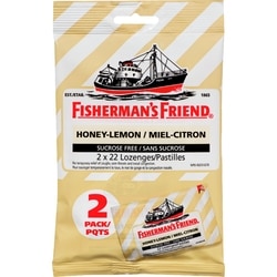 Fisherman’s Friend Pastilles, miel et citron, 2 paquets de 22 pastilles de Fisherman’s Friend 44 ea, 0,09 $/1ch