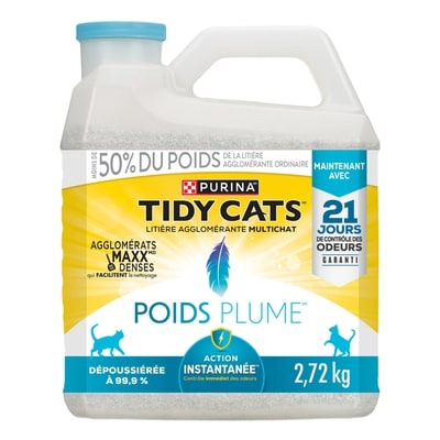 Purina Tidy Cats poids plume litière pour chats 2.72 kg, 0,51 $/100g