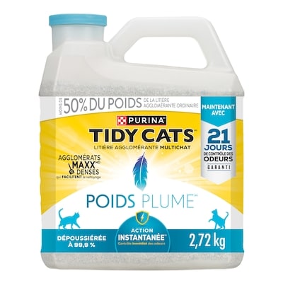 Purina Tidy Cats poids plume litière pour chats 2.72 kg, 0,55 $/100g