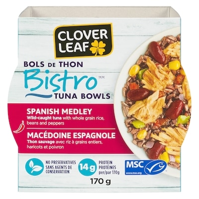 Clover Leaf Bistro Bowls Spanish Medley 170 g, $2.52/100g