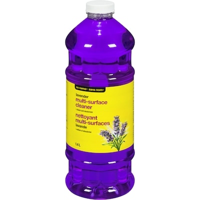 No Name Lavender Multi-Surface Cleaner  1.41 l, $0.25/100ml