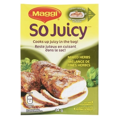 Maggi So Juicy Herbs     34 g, $8.79/100g