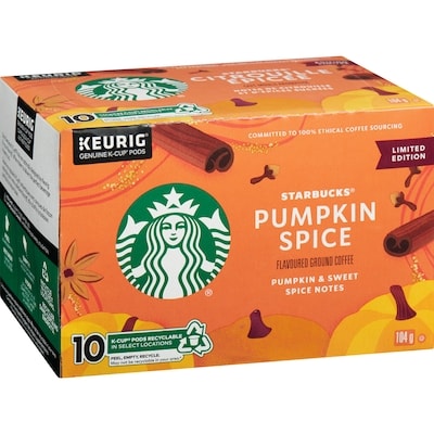 Coffee, Pumpkin Spice Flavoured Ground  K-Cup Pods Box