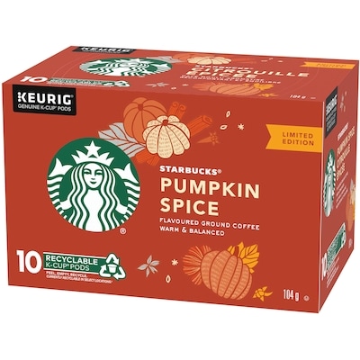 Coffee, Pumpkin Spice Flavoured Ground  K-Cup Pods Box