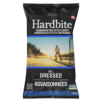 Hardbite Croustilles de style artisanal Hardbite assaisonnées 1 150 g, 3,33 $/100g