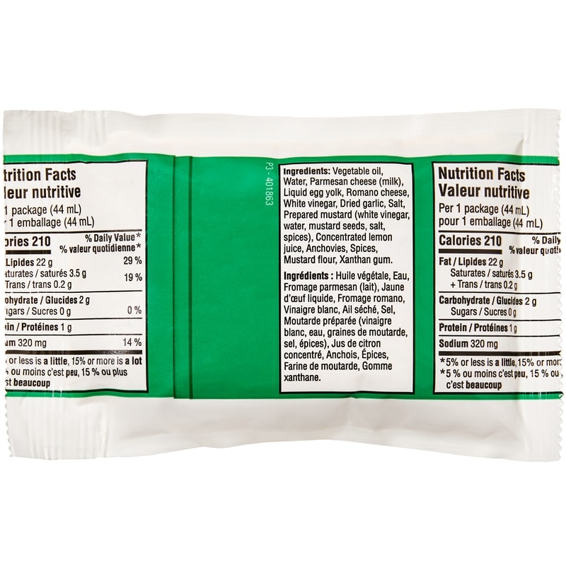 Caesar Dressing Pouch