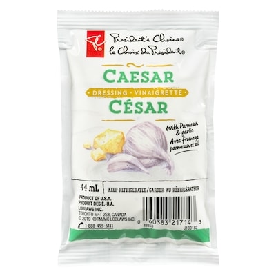 le Choix du Président Vinaigrette César 44 ml, 1,11 $/100ml