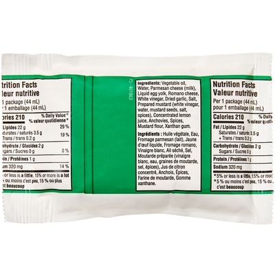 Sachet de vinaigrette césar