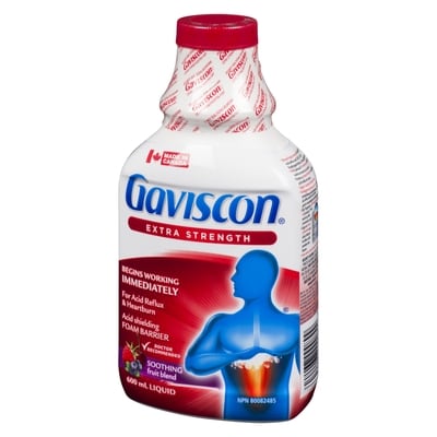 Heartburn Relief, Extra Strength Liquid Fruit 