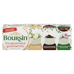 Boursin BOURSIN GOURMET TRIO 240 g, 3,75 $/100g