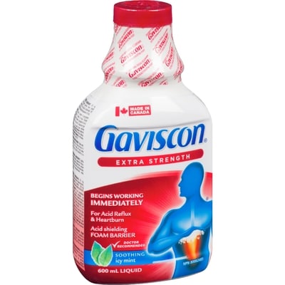 Heartburn Relief, Extra Strength Liquid Icy Mint