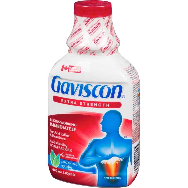 Heartburn Relief, Extra Strength Liquid Icy Mint