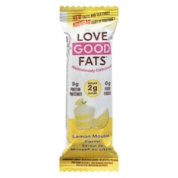 LoveGoodFats Barre collation mousse au citron, paquet de 12 12x39.0 g, 7,26 $/100g