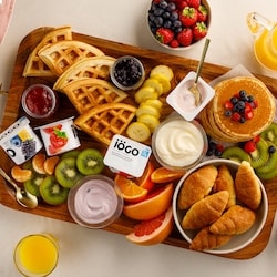 IOGO Cherry Lemon Blackberry-Blueberry Vanilla Lactose-Free Yogurt