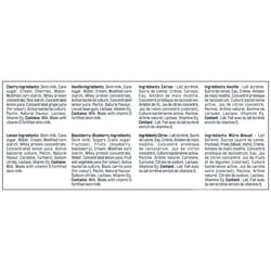 IOGO Cherry Lemon Blackberry-Blueberry Vanilla Lactose-Free Yogurt