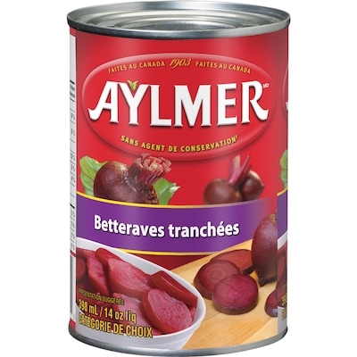 Aylmer Aylmer Betteraves Tranchees 398 ml, 0,63 $/100ml