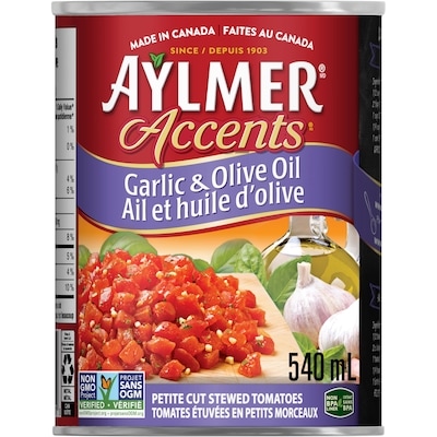 Aylmer Aylmer Tomates Ail Huile Olive 540 ml, 0,37 $/100ml