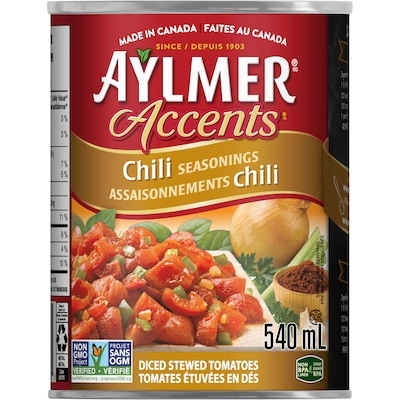 Aylmer Aylm Accents Tomates Chili 540 ml, 0,37 $/100ml
