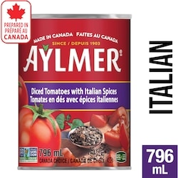 Aylmer Diced Tomatoes with Italian Spices 796 ml, $0.21/100ml