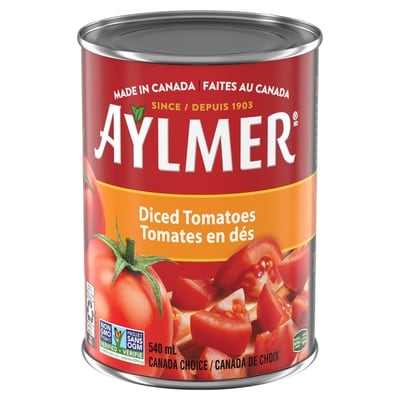 Aylmer Diced Tomatoes 540 ml, $0.55/100ml