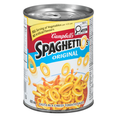 Campbell's Spaghettios Pasta 425 ml, $0.41/100ml