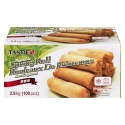Tastie Vegetarian Spring Roll 100 ea, $0.14/1ea
