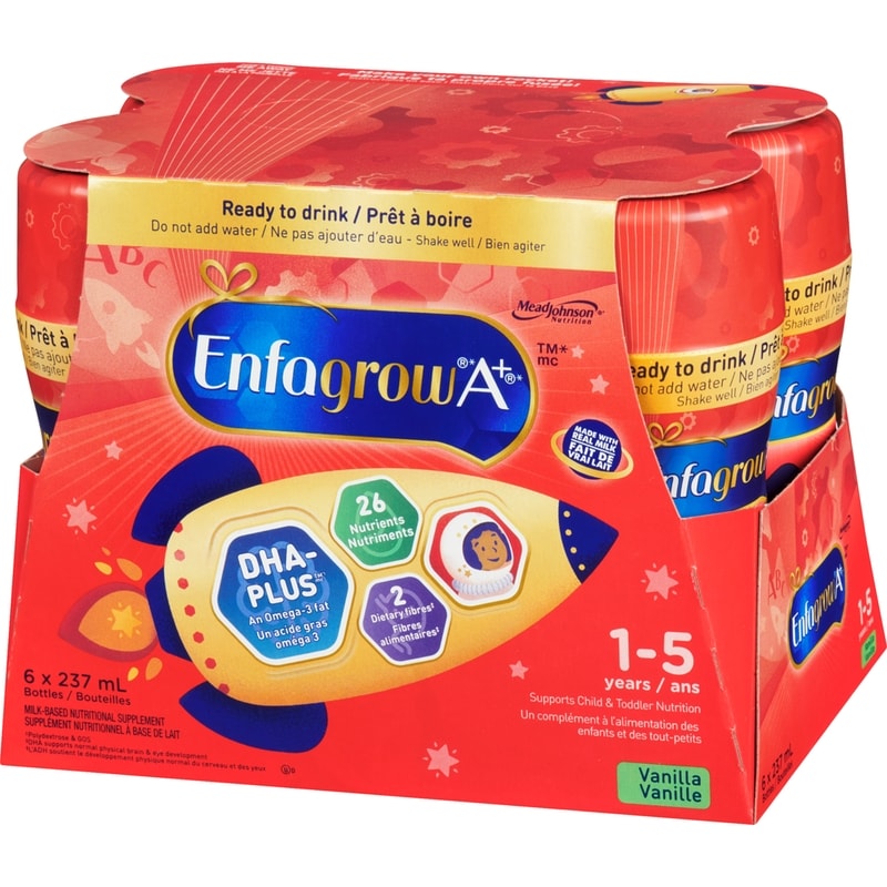 Toddler & Child Nutritional Drink, Ready to Feed, Vanilla Flavour