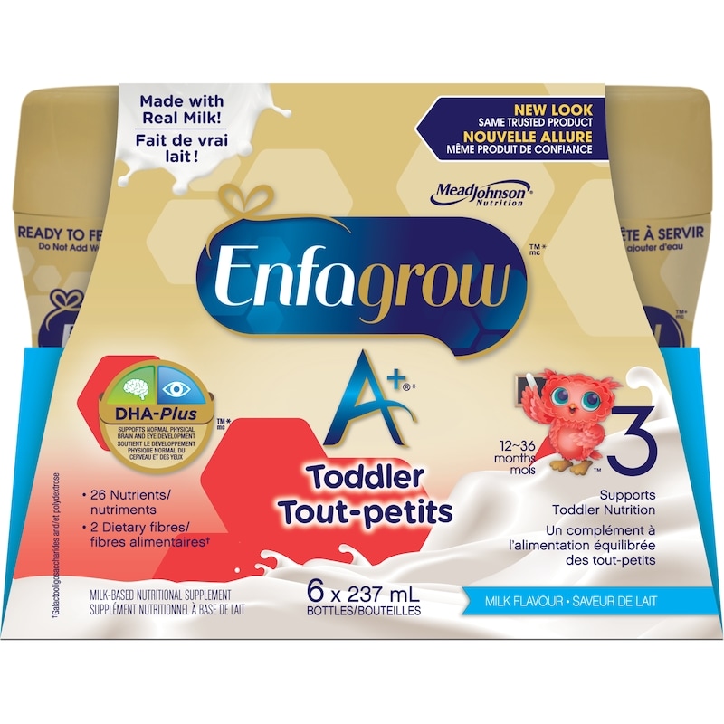 Enfagrow Toddler Child Nutritional Drink, Ready to Feed, Milk