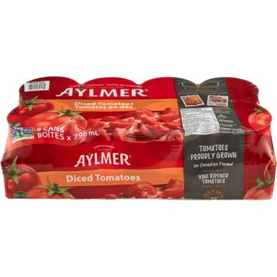 Aylmer Aylmer Tomates En Des Fc 8x796.0 ml, 0,31 $/100ml