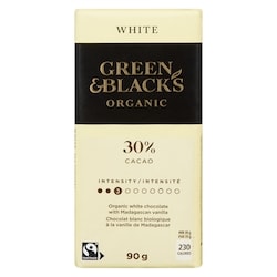 Green & Blacks Organic White Chocolate Bar 90 g, $6.66/100g