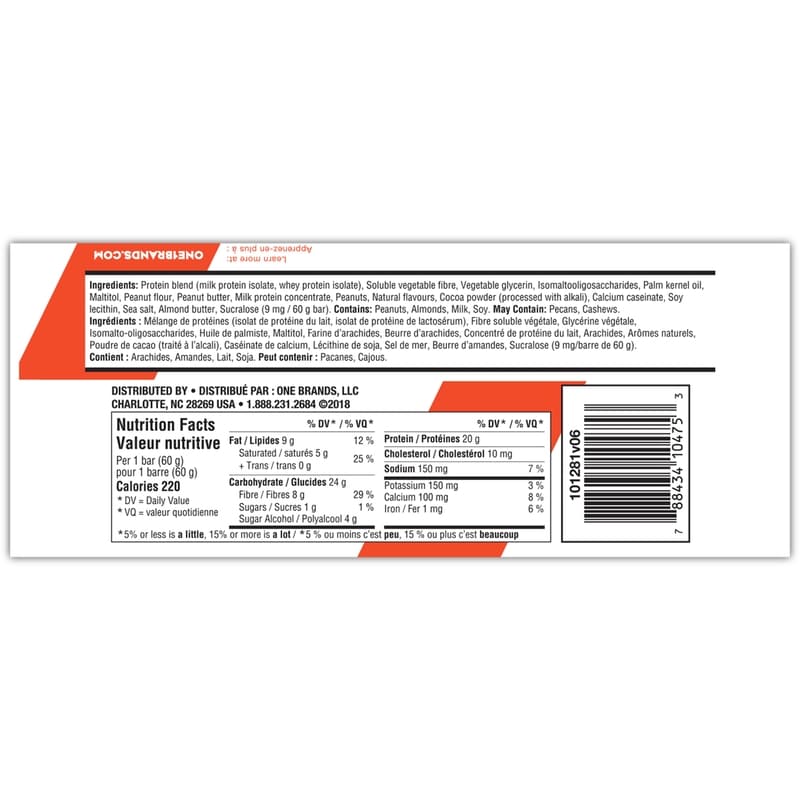 Protein Bar Peanut Butter Cup Flavour