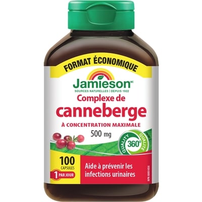 Jamieson Complexe de canneberge - Concentration maximale 100 count 100 ea, 0,31 $/1ch