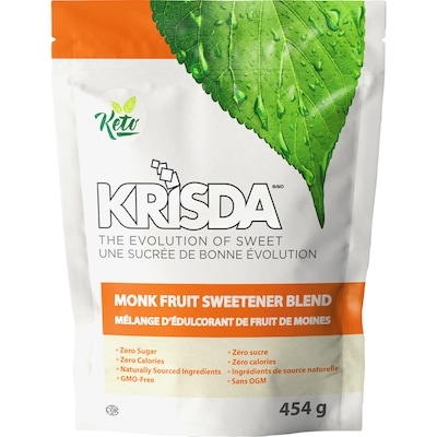 Krisda Monk Fruit Sweetener 454 g, $1.87/100g