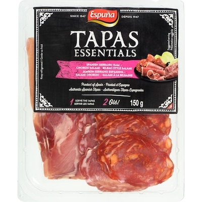 Espuna Sliced Tapas Assortment Spanish Trio 150 g, $5.66/100g