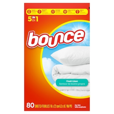 Fabric Softener Sheets, Fresh Linen Scent, 80 Count