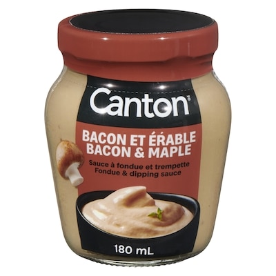 Canton Bacon and Maple Fondue and Dipping Sauce 180 ml, $1.83/100ml
