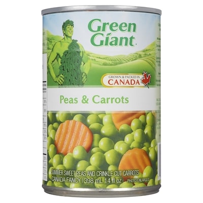 Green Giant Peas & Carrots 398 ml, $0.37/100ml