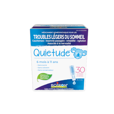 Boiron Quietude troubles légers du sommeil 6 mois à 11 ans 30 ml, 56,63 $/100ml
