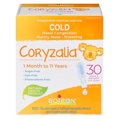 Boiron Coryzalia For Cold And Cold Symptoms Relief 30 ml, $59.97/100ml