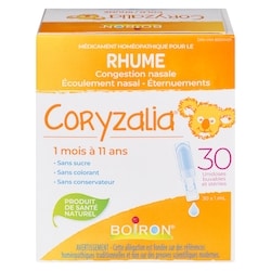 Boiron Coryzalia pour le rhume 30 ml, 43,30 $/100ml