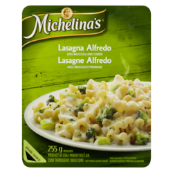 Michelina Lasagne Alfredo au brocoli et au fromage Michelina’s 255 g, 0,59 $/100g