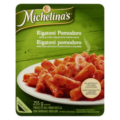 Michelina Rigatoni Pomodoro 255 g, $0.59/100g