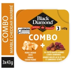 Combo - Marble Cheese Almonds & Dried Cranberries