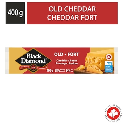 Black Diamond Old Cheddar Cheese Bar 400 g, $1.50/100g