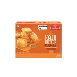 Haldiram Kaju Butter Cookies 250 g, $1.80/100g